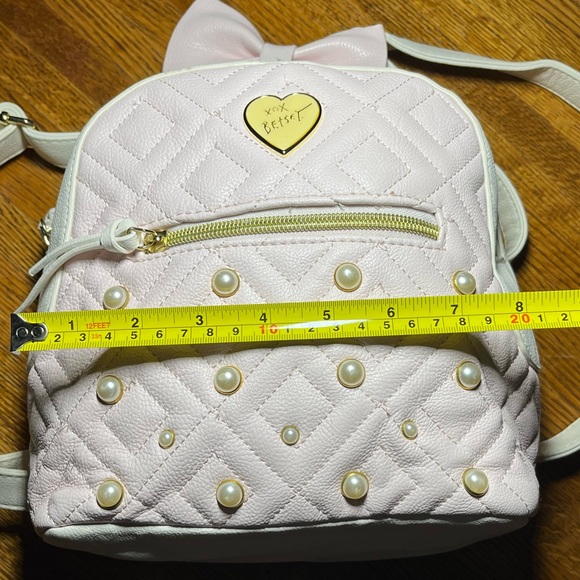 🎀Betsy Johnson Backpack with cute Bow handle🎀 - Picture 6 of 11